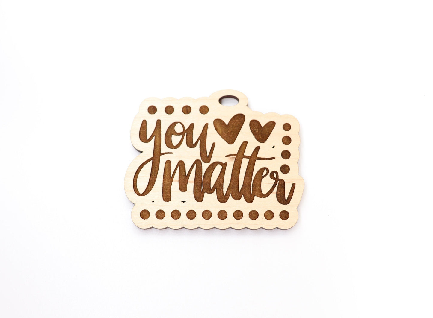 You matter car charm blank, wood blanks, wood cutouts