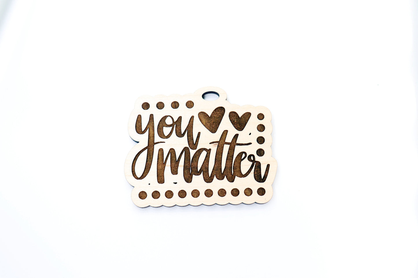 You matter car charm blank, wood blanks, wood cutouts