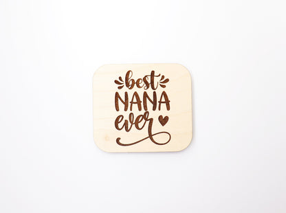 Nana Magnet blanks, DIY magnet, wood blanks