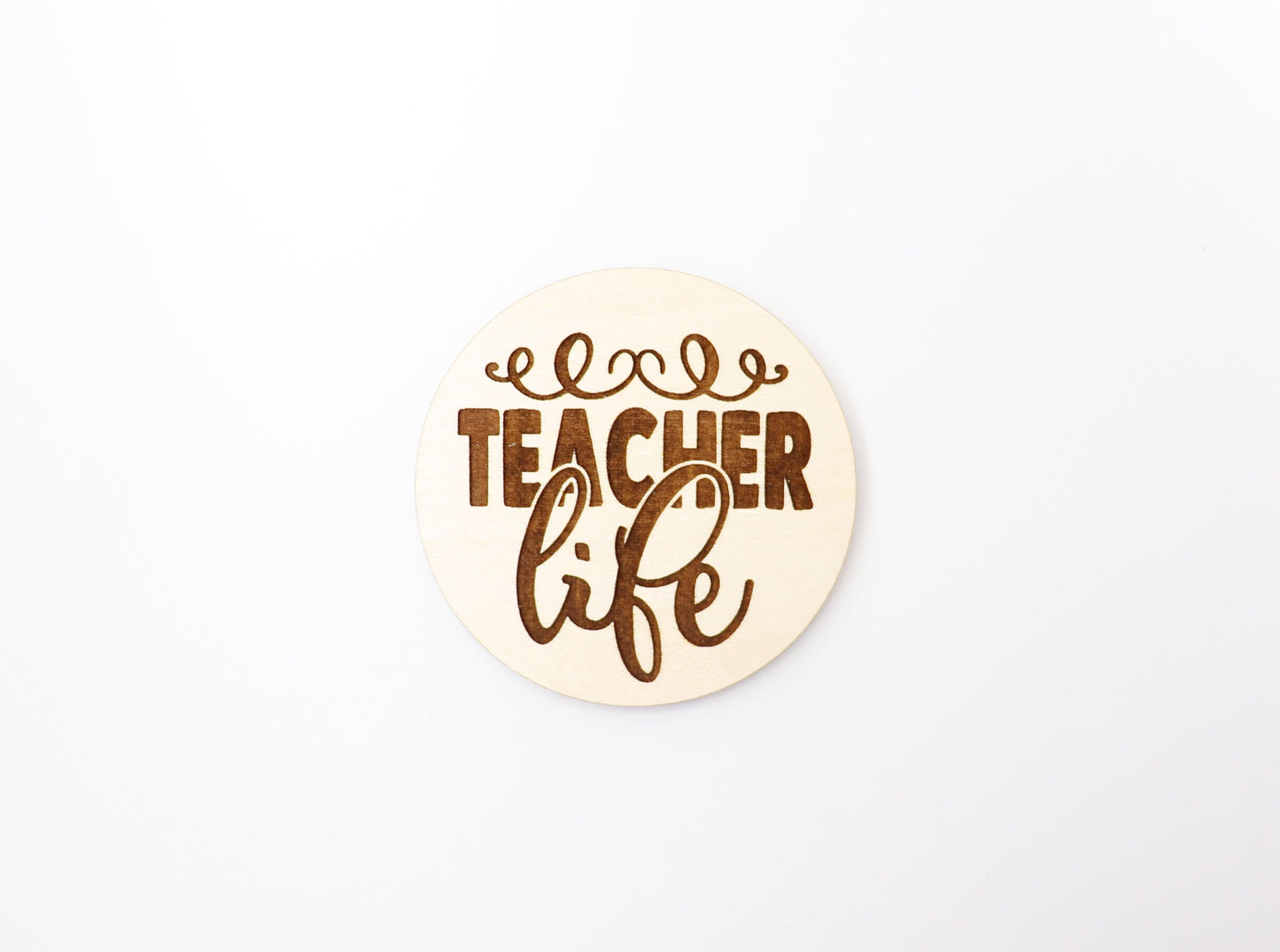 Teacher life Magnet blanks, DIY magnet, wood blanks