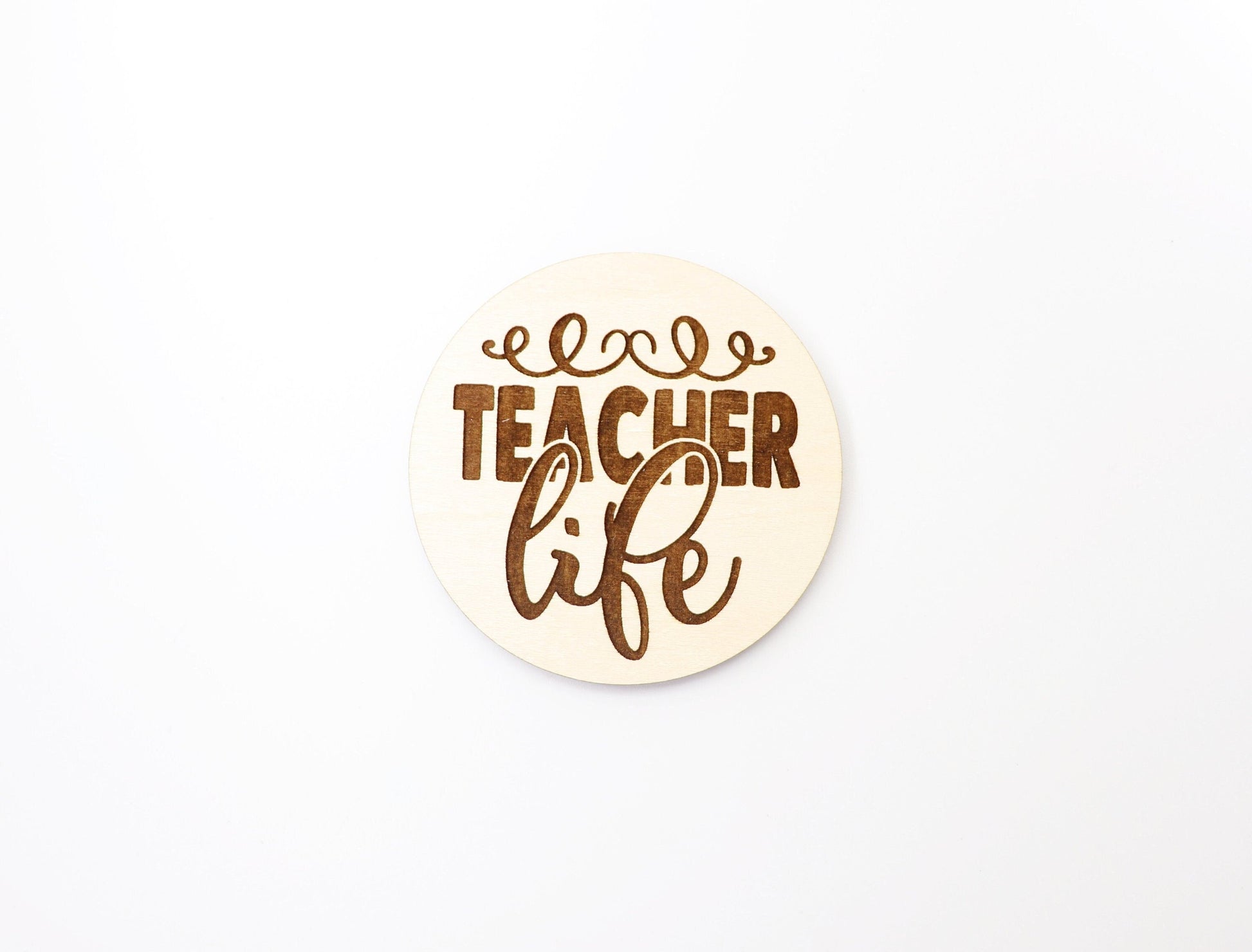 Teacher life Magnet blanks, DIY magnet, wood blanks