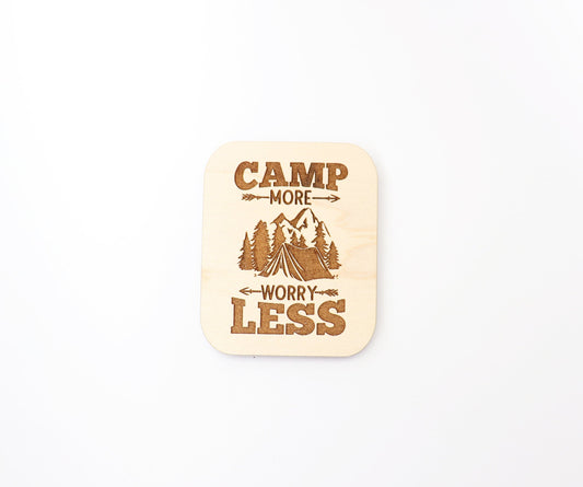 Camp more Magnet blanks, DIY magnet, wood blanks