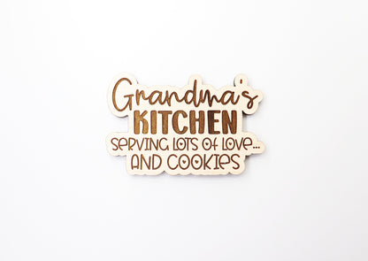 Grandmas kitchen Magnet blanks, DIY magnet, wood blanks