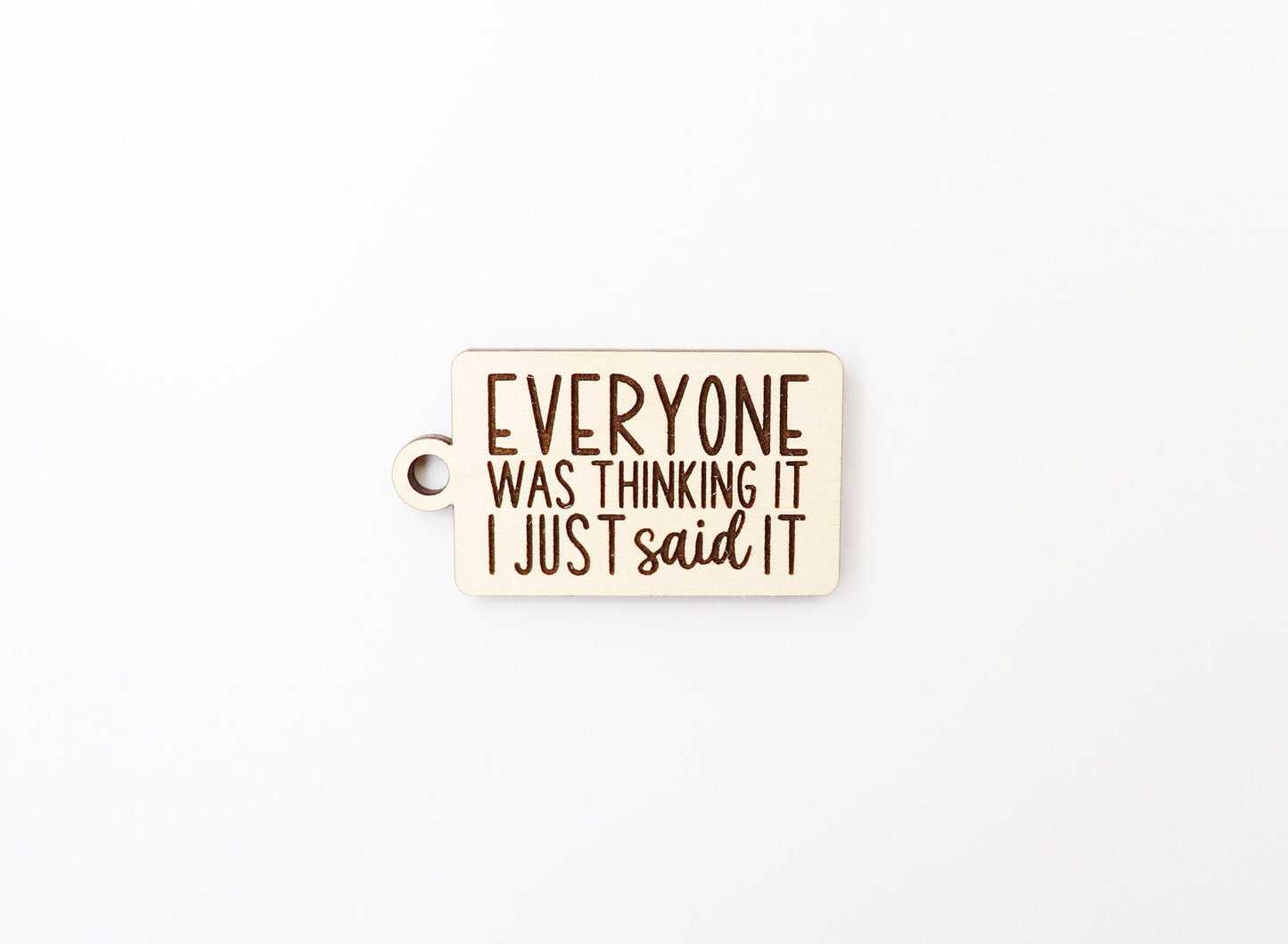 Sarcastic Keychain blanks, DIY keychain, wood blanks