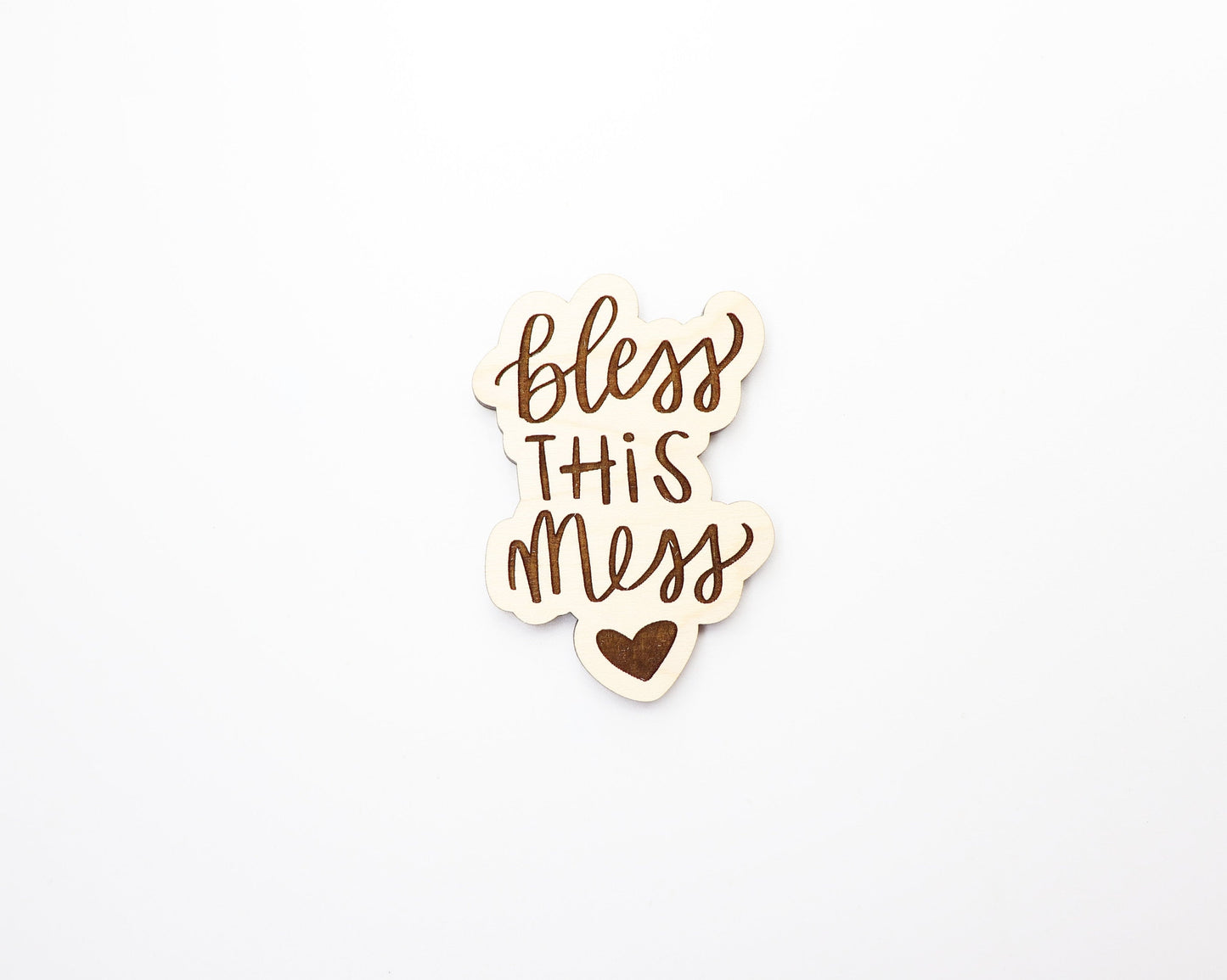 Bless this mess Magnet blanks, DIY magnet, wood blanks