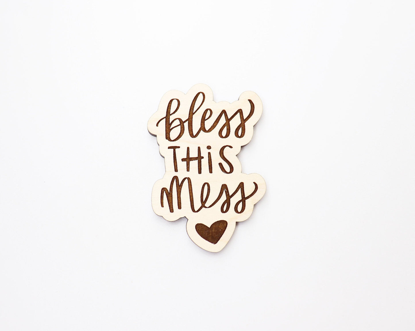 Bless this mess Magnet blanks, DIY magnet, wood blanks