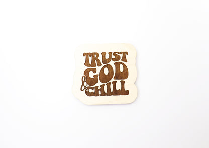 Trust God Magnet blanks, DIY magnet, wood blanks