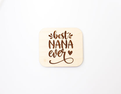 Nana Magnet blanks, DIY magnet, wood blanks