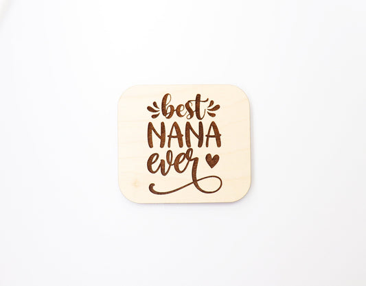 Nana Magnet blanks, DIY magnet, wood blanks