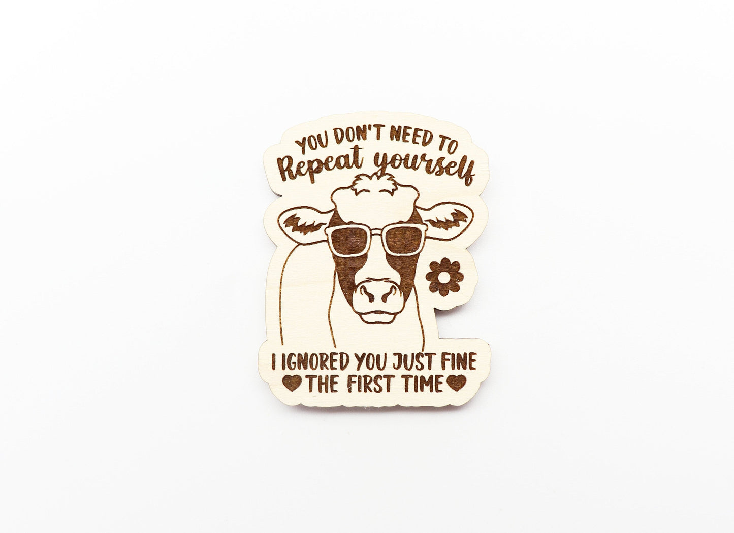 Funny cow Magnet blanks, DIY magnet, wood blanks