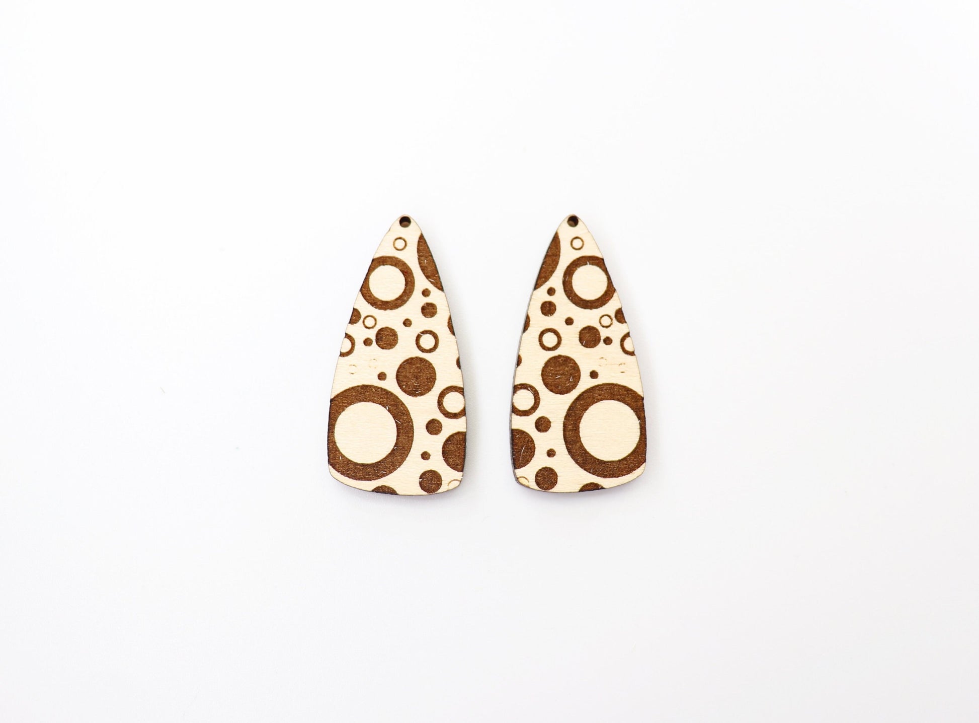 Laser cut earrings, earring blanks, wood earrings