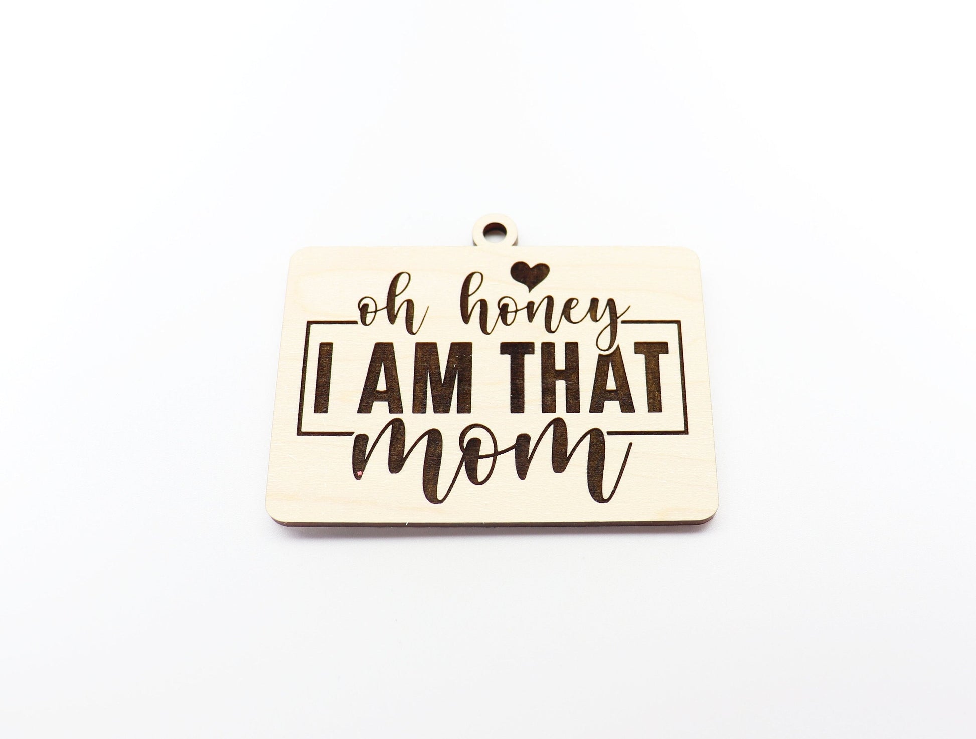 I am that mom charm blank, wood blanks, wood cutouts, mom charm