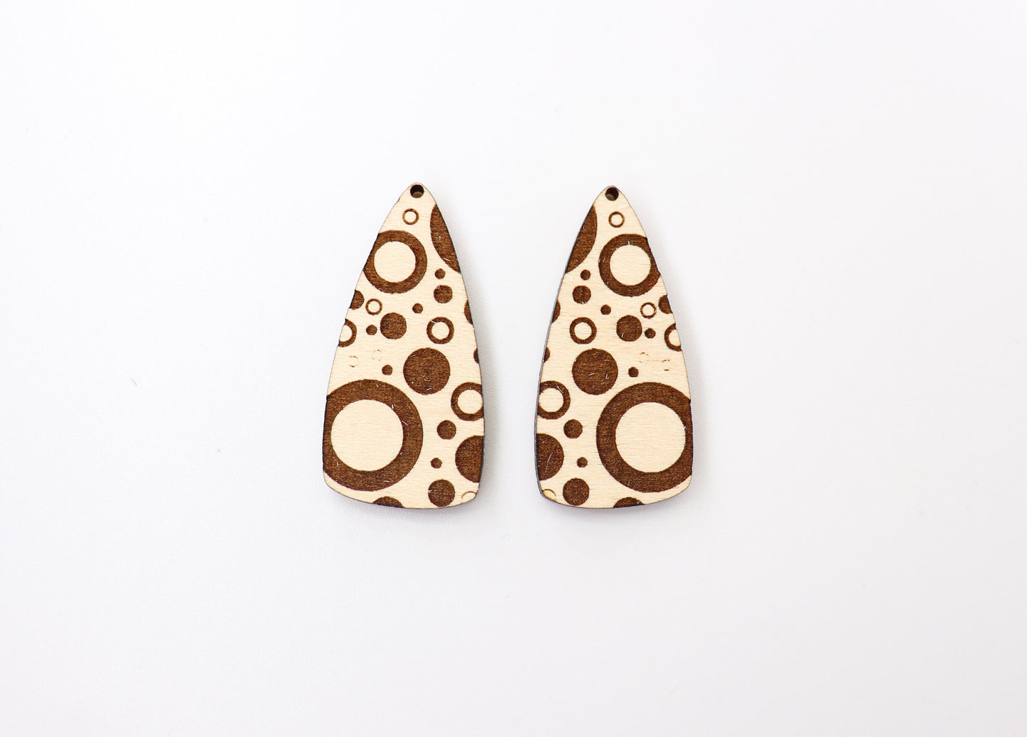 Laser cut earrings, earring blanks, wood earrings