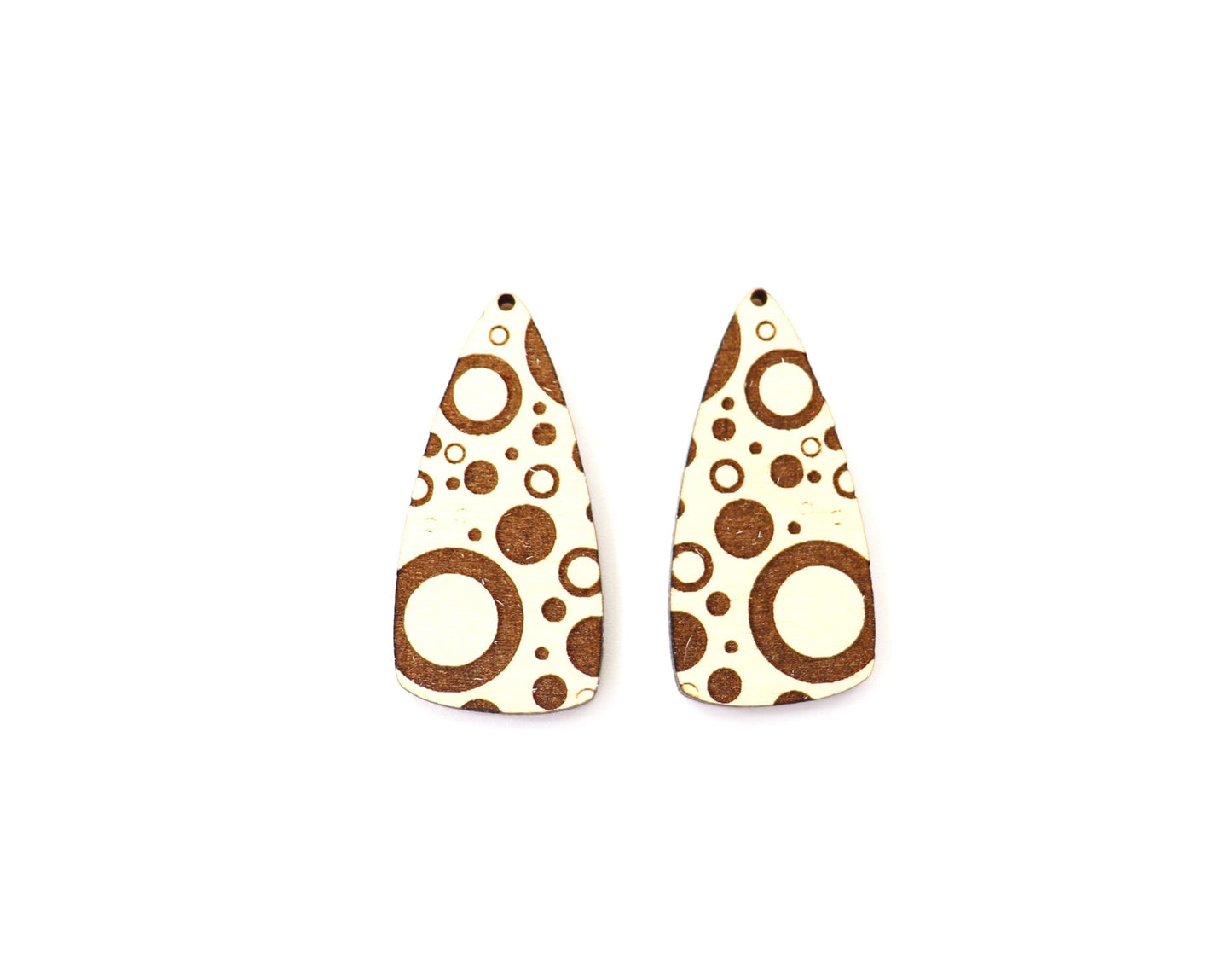 Laser cut earrings, earring blanks, wood earrings