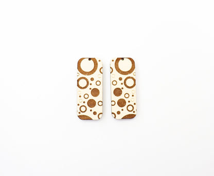 Laser cut earrings, earring blanks, wood earrings