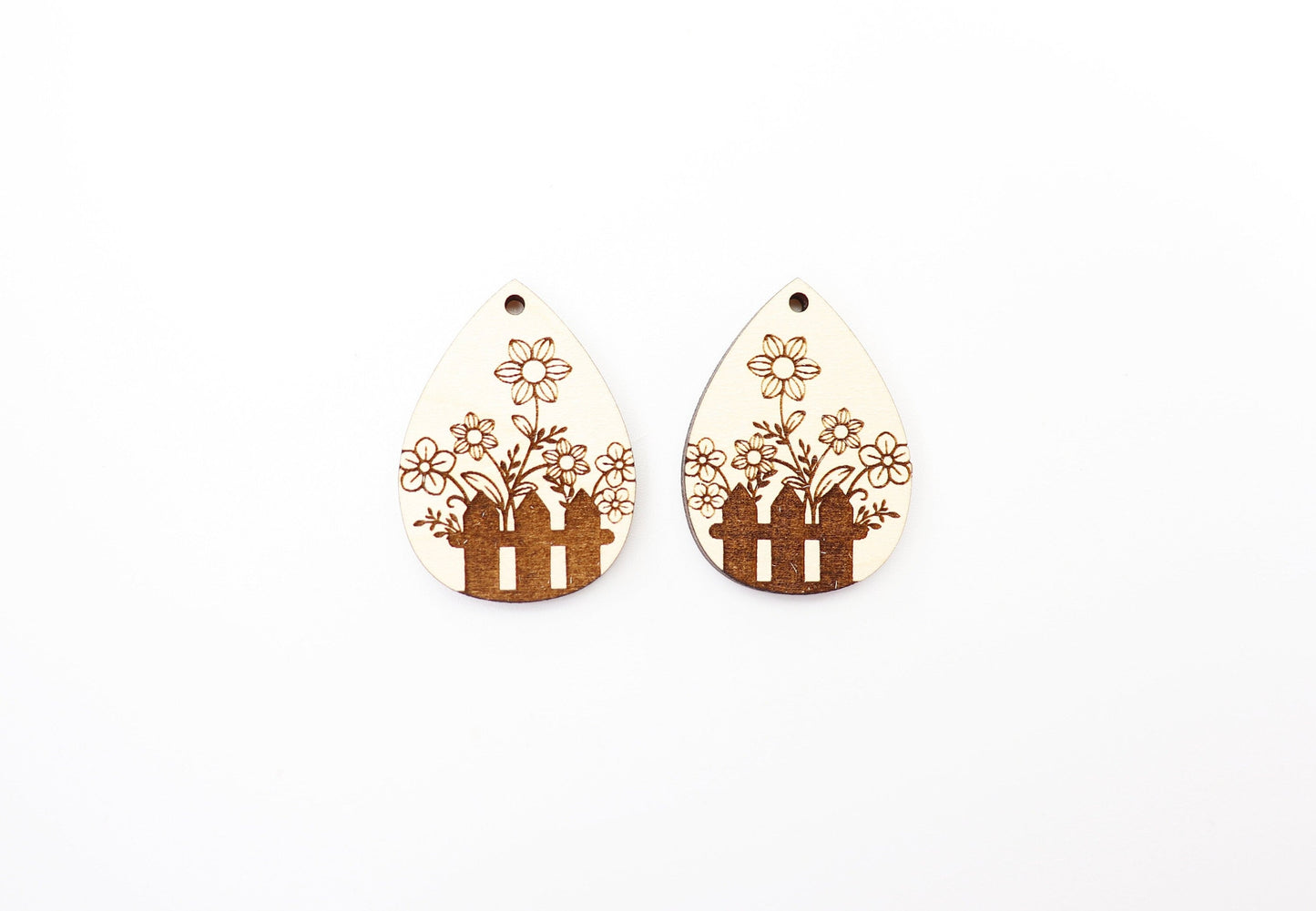 Floral earring blanks, DIY earrings, earring blanks