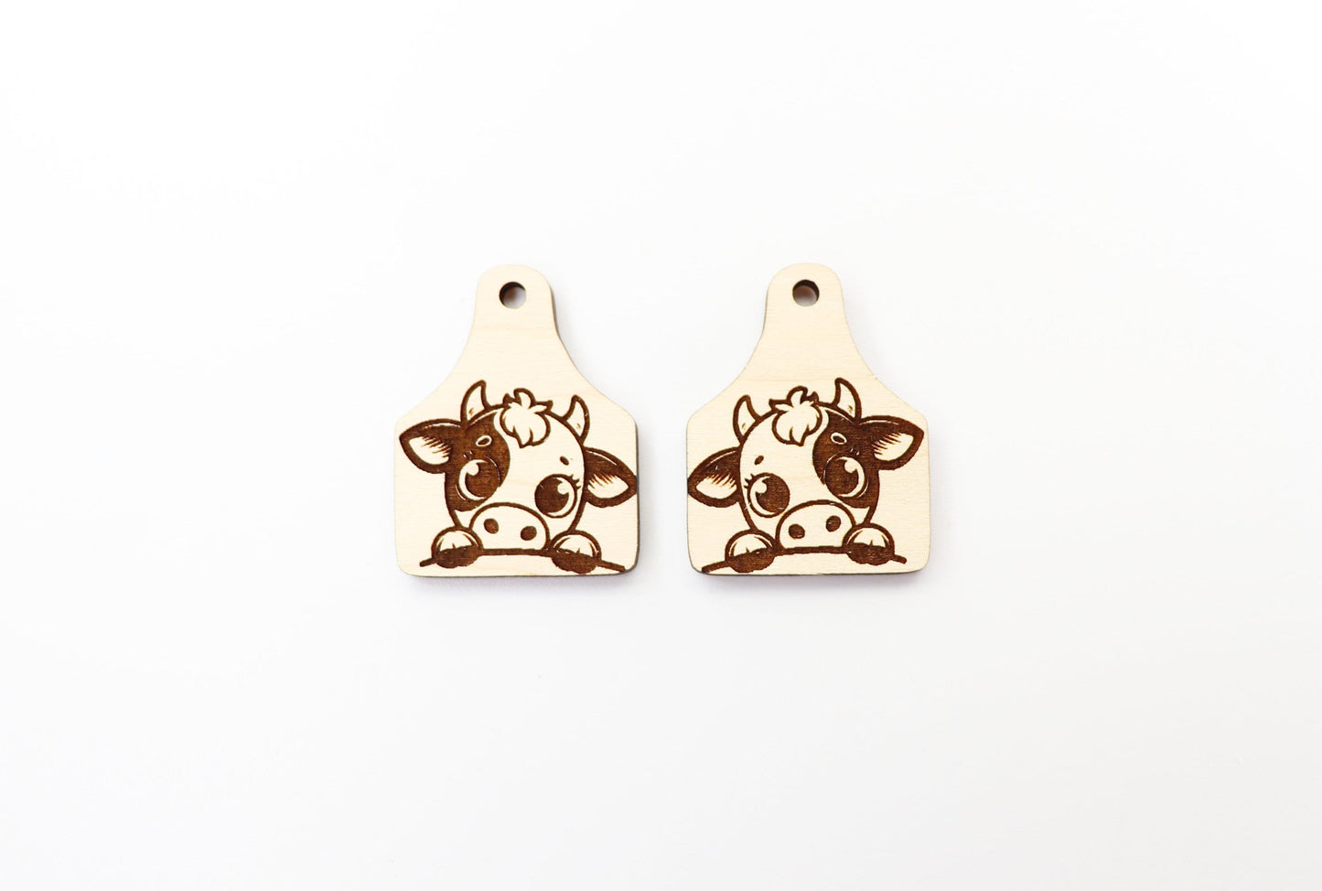 Cow earring blanks, earring blanks