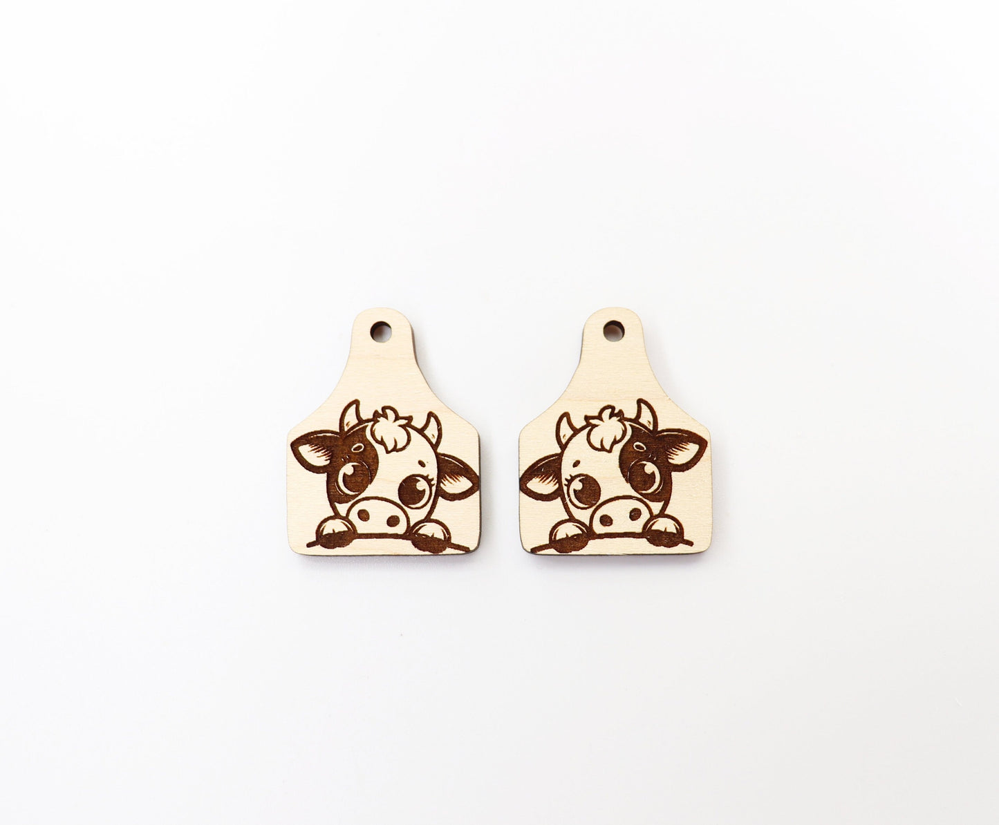 Cow earring blanks, earring blanks