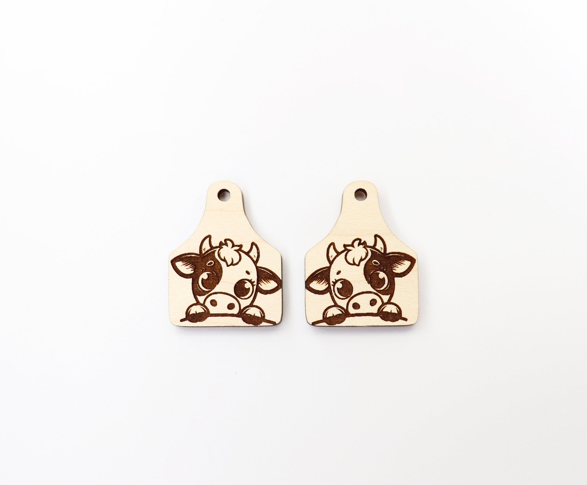 Cow earring blanks, earring blanks