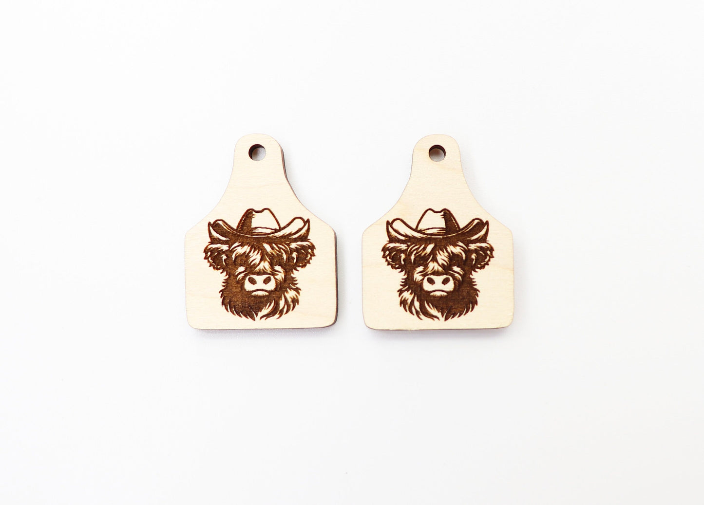 Cow earring blanks, earring blanks