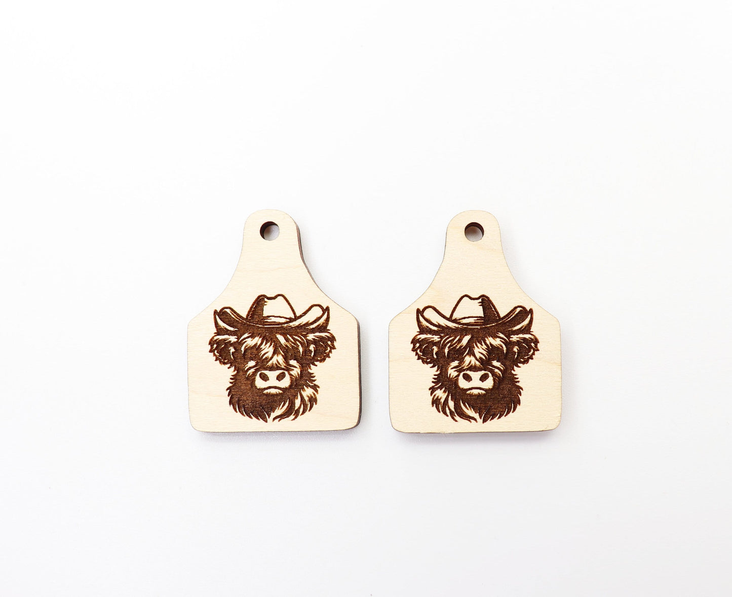 Cow earring blanks, earring blanks