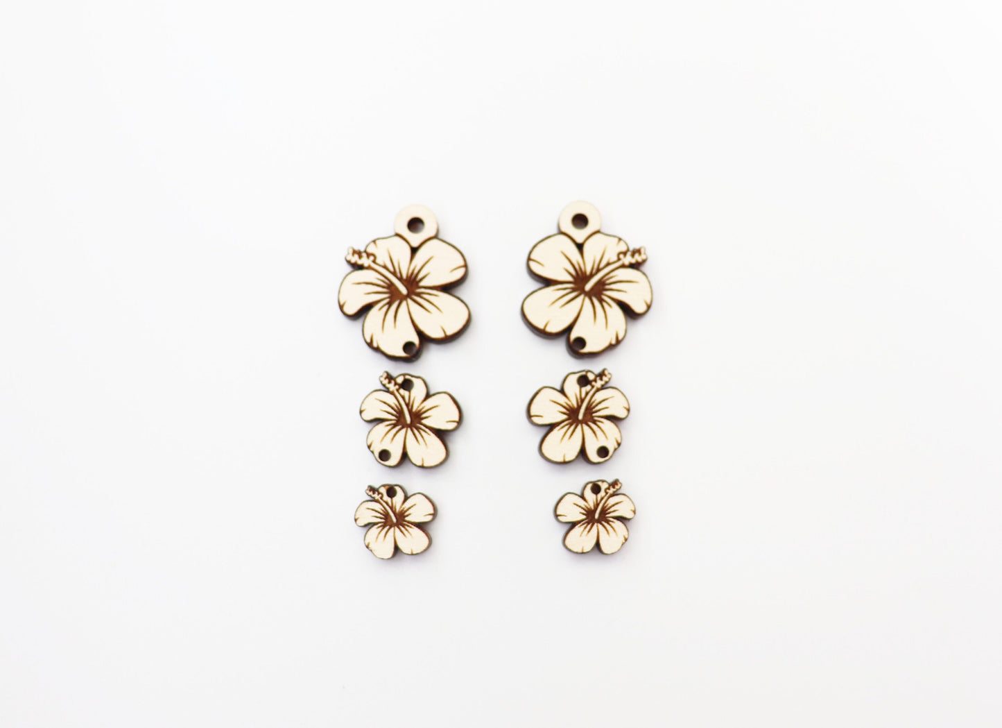 Flower 3 piece earring blanks, DIY earrings, earring blanks