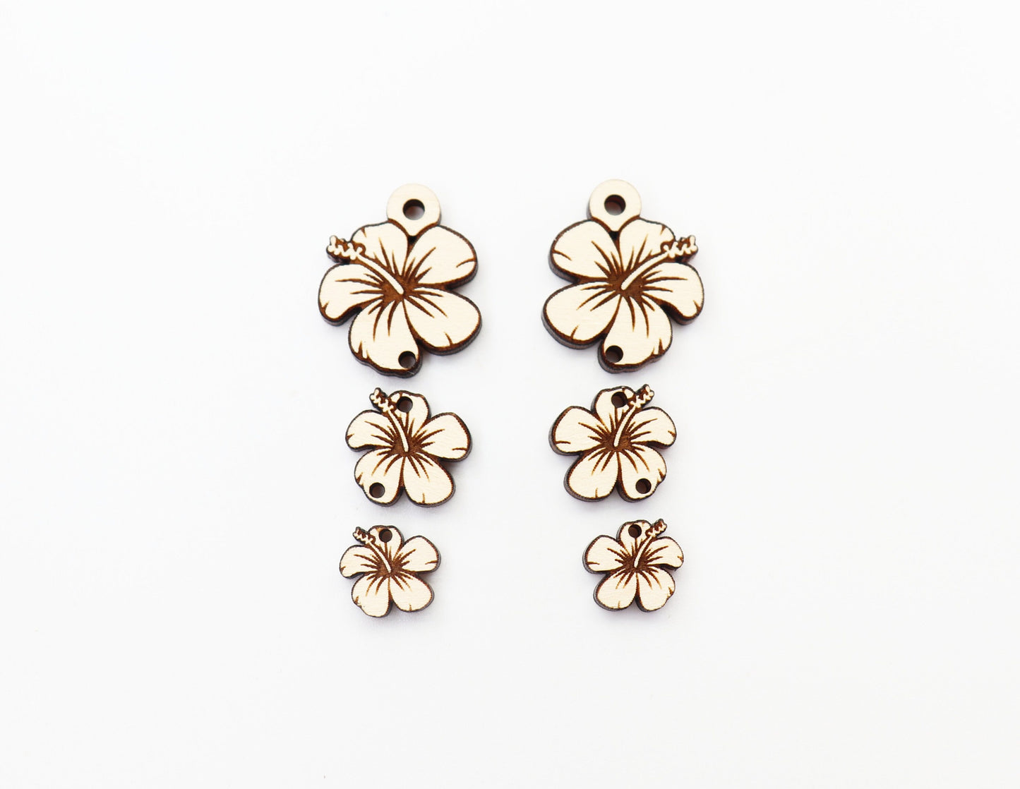 Flower 3 piece earring blanks, DIY earrings, earring blanks