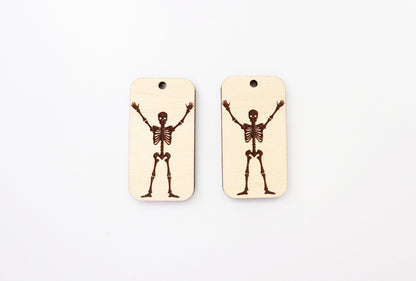 Skeleton earrings, earring blanks