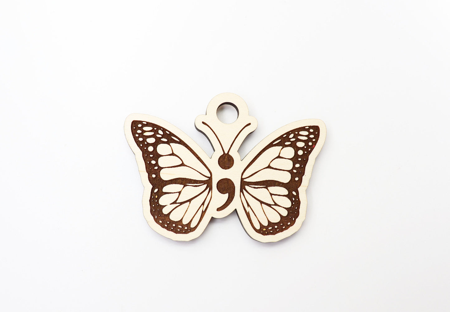 Butterfly car charm, wood blanks