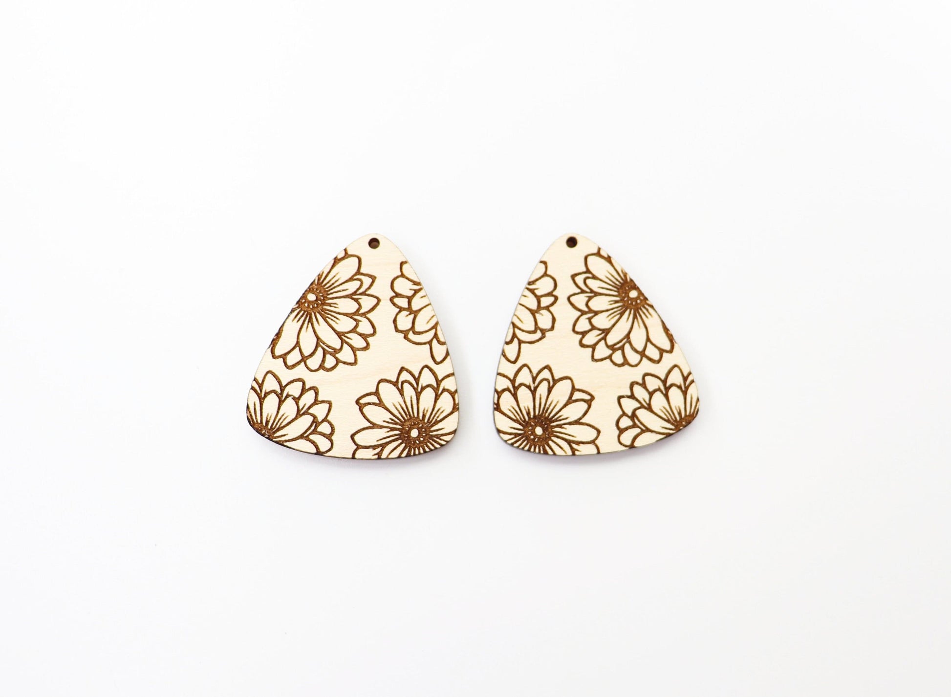 Floral earring blanks, DIY earrings, flower earrings, earring blanks, sold per set