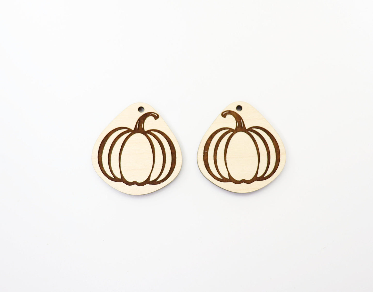 Pumpkin earring blanks, wood blanks, Halloween blanks