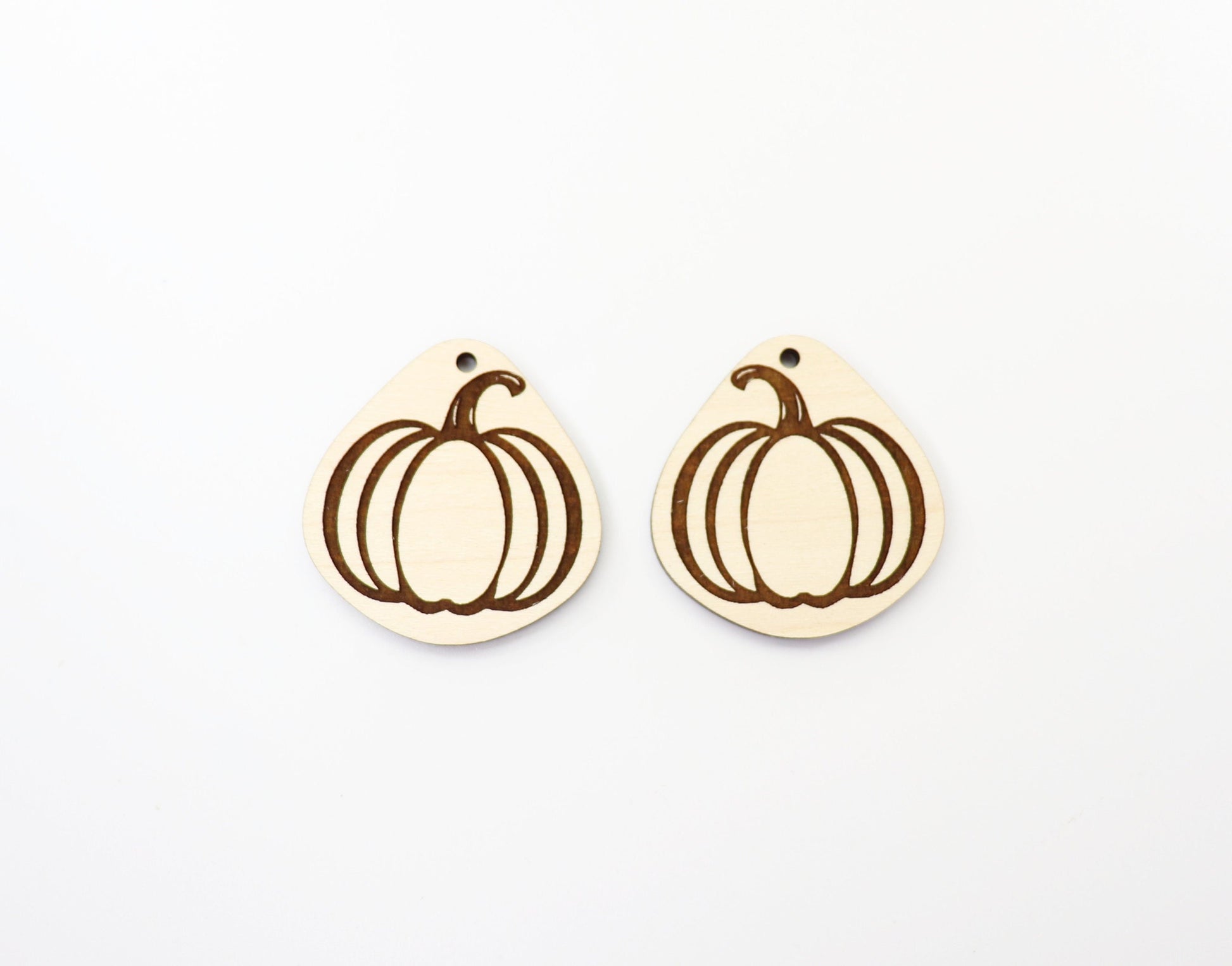 Pumpkin earring blanks, wood blanks, Halloween blanks