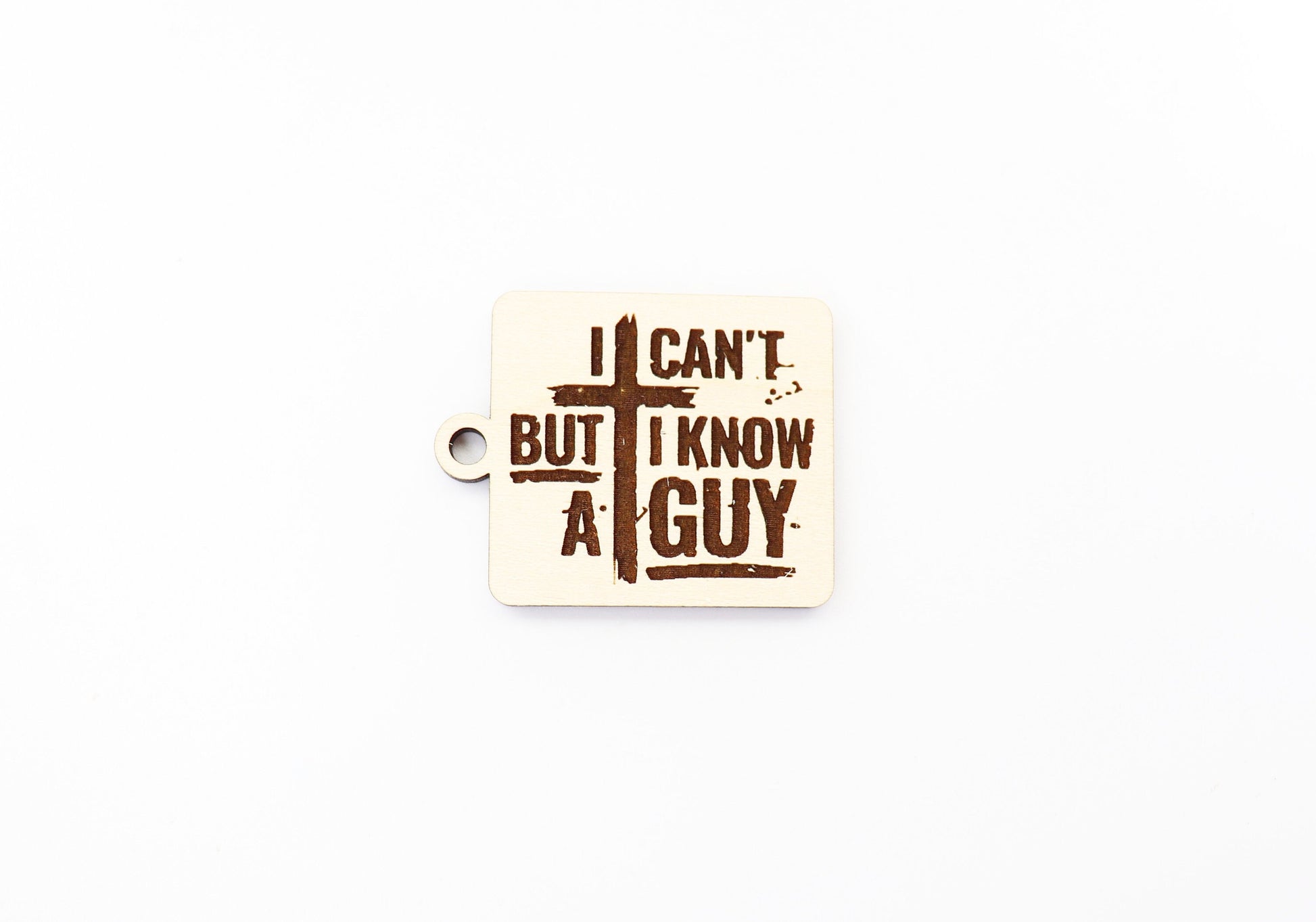 I know a guy Keychain blank, wood blanks, wood cutouts