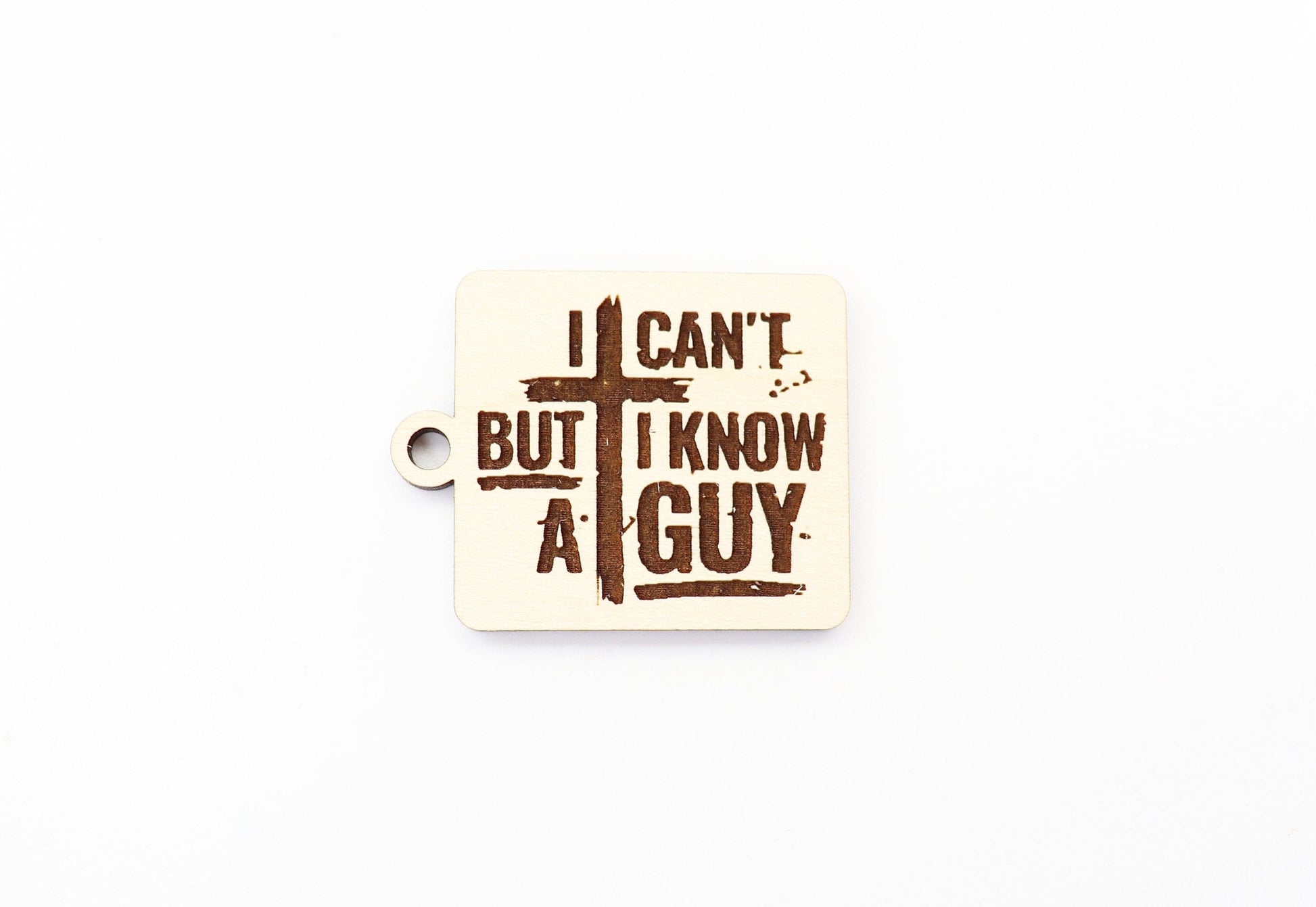 I know a guy Keychain blank, wood blanks, wood cutouts