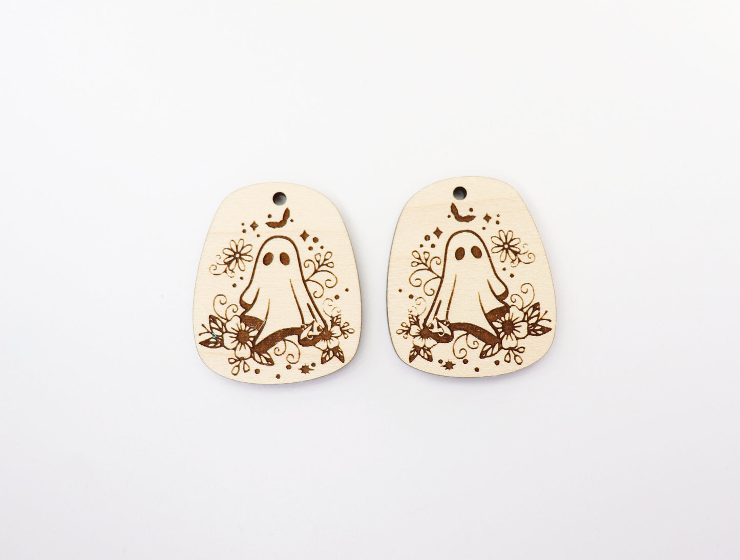 Ghost earring blanks, earring blanks