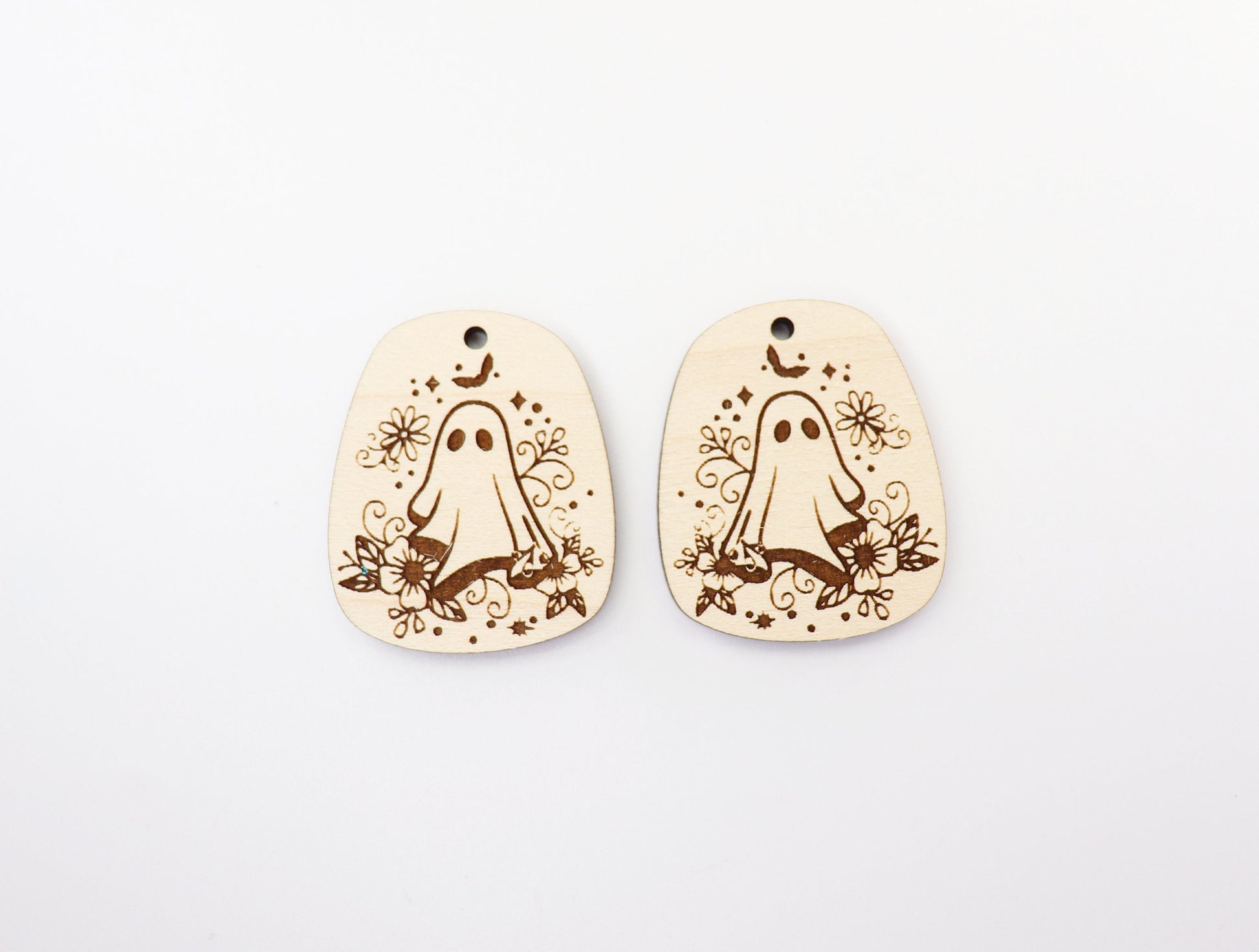 Ghost earring blanks, earring blanks