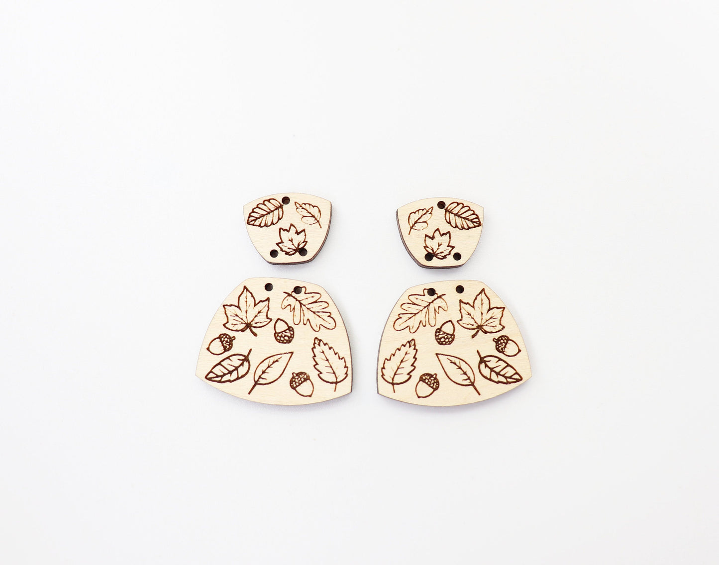 Fall earring blanks, laser cut earring blanks