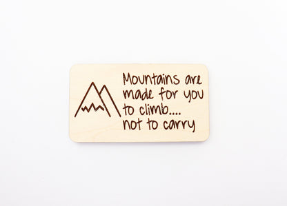 Mountains Magnet blanks, DIY magnet, wood blanks