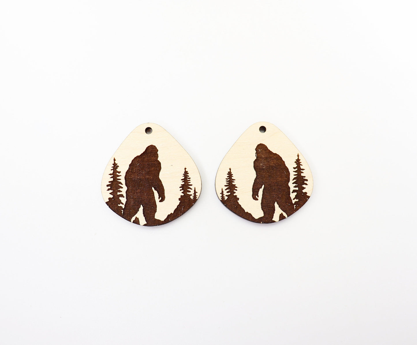 Bigfoot blanks, Wood earring blanks