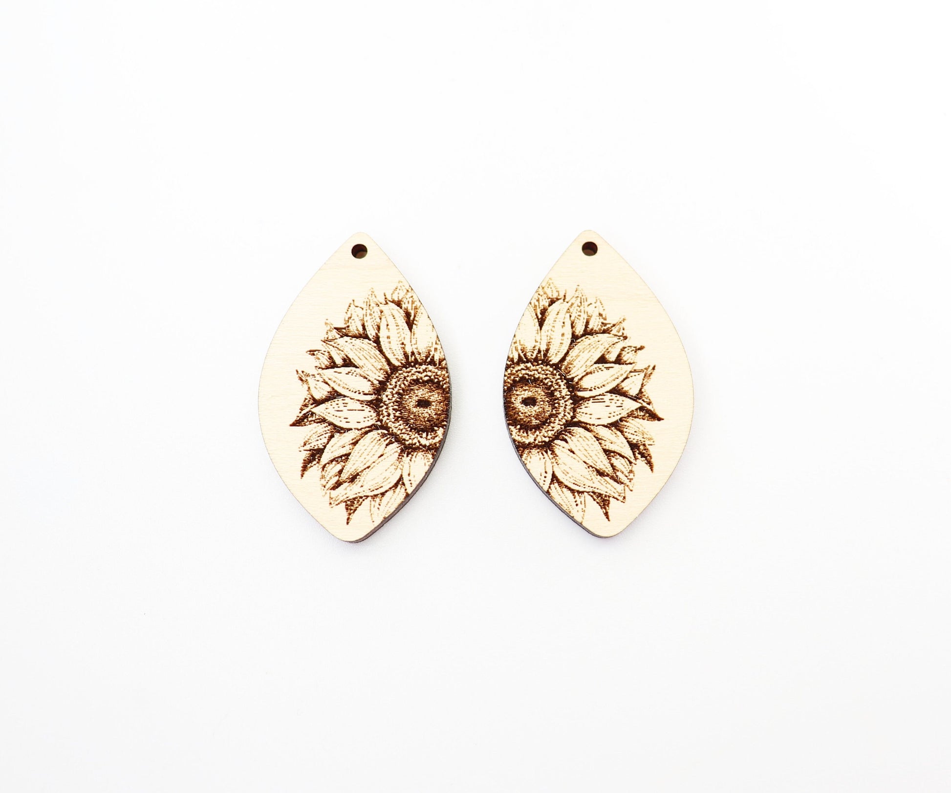 Sunflower blanks, earring blanks