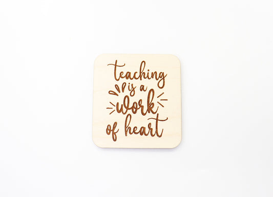 Teacher Magnet blanks, DIY magnet, wood blanks