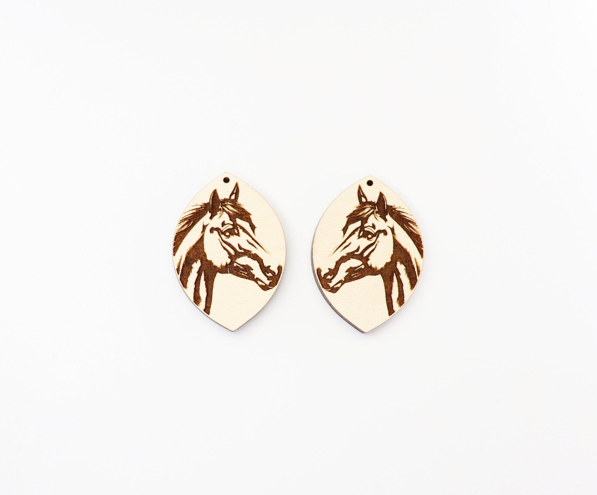 Horse earring blanks, earring blanks