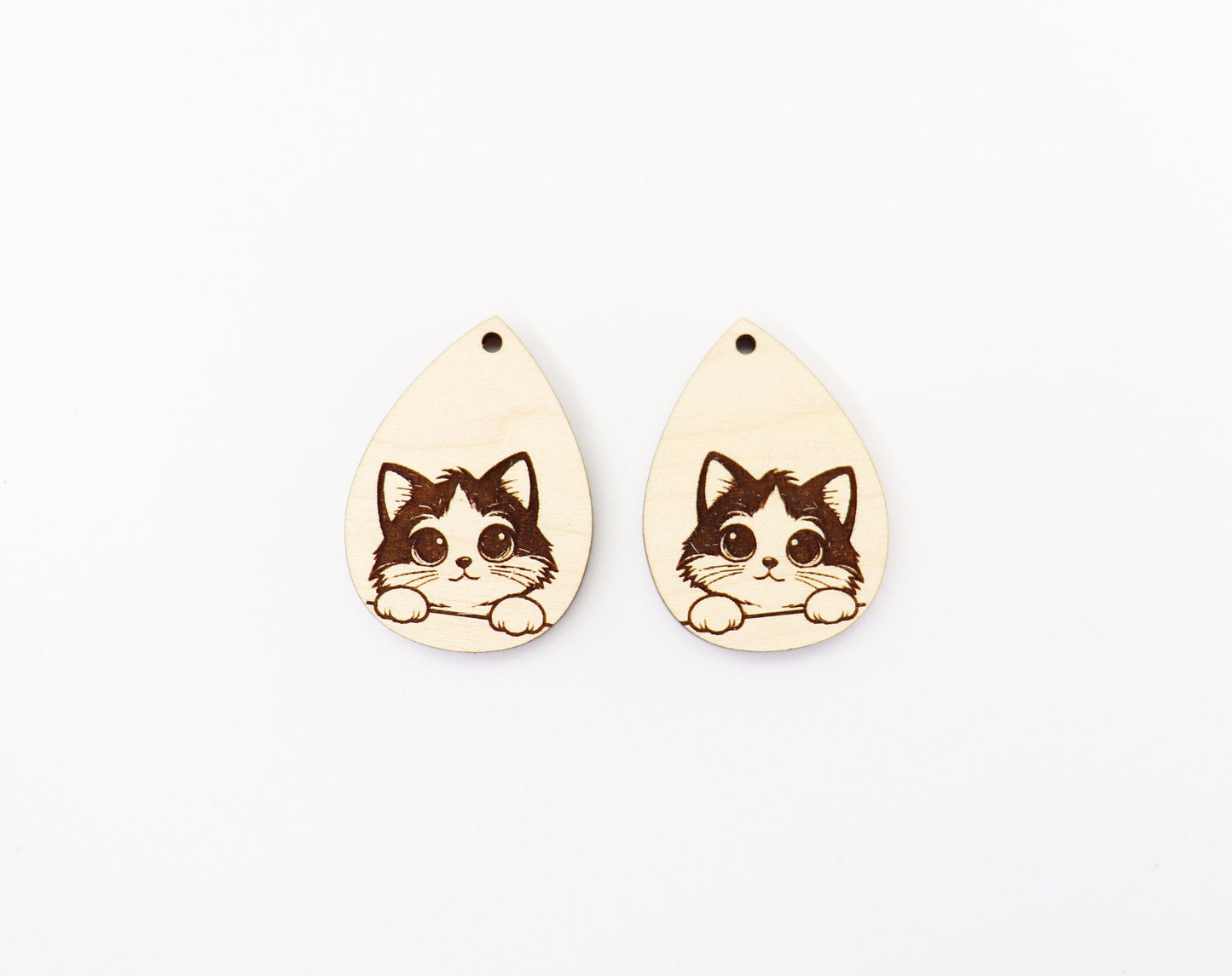 Cat earring blanks, earring blanks, earring findings