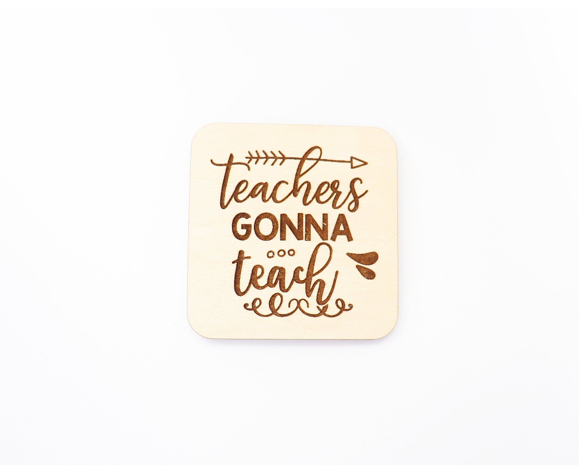 Teacher Magnet blanks, DIY magnet, wood blanks