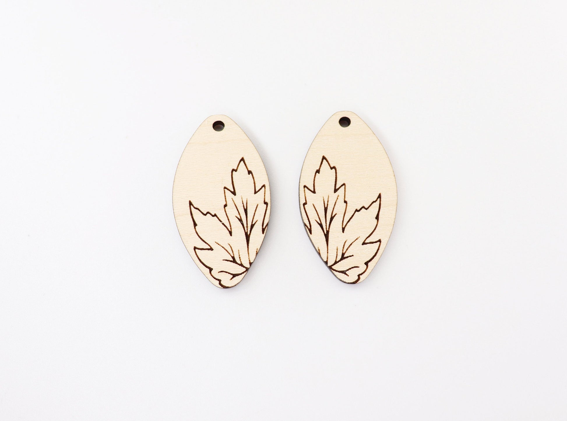 Fall earring blanks, laser cut earring blanks