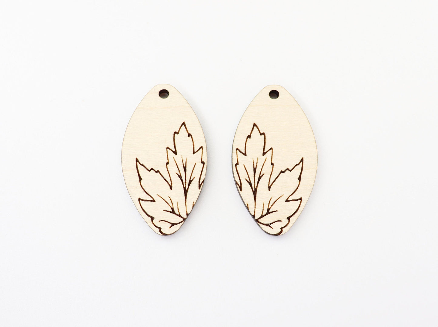 Fall earring blanks, laser cut earring blanks