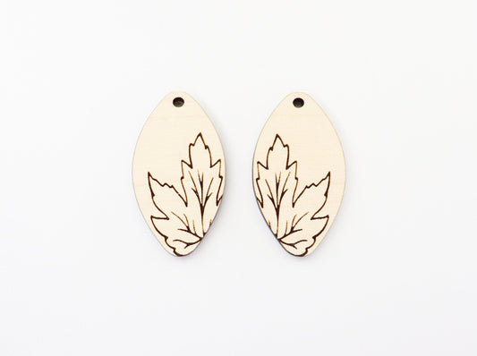 Fall earring blanks, laser cut earring blanks