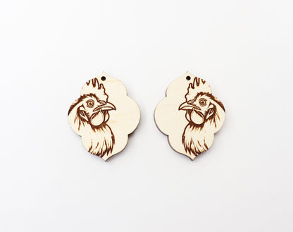 Chicken blanks, earring blanks, earring making