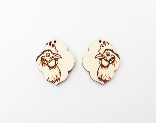 Chicken blanks, earring blanks, earring making