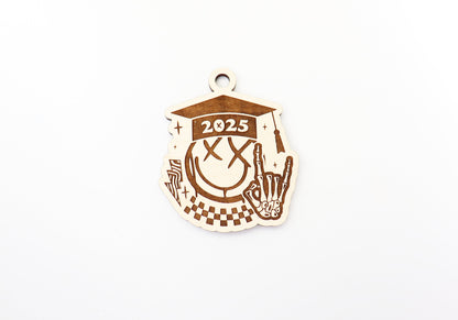 Class of 2025 car charm, wood blanks